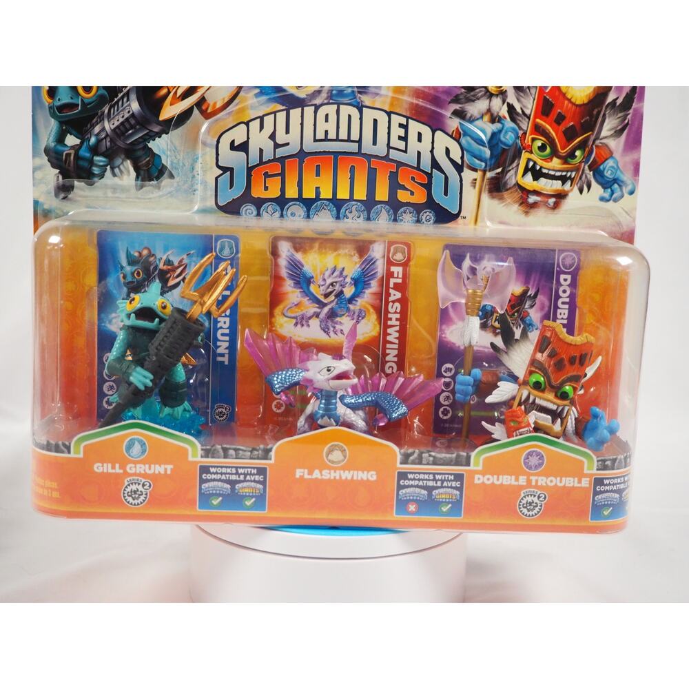 Skylanders Giants Triple Pack - Gill Grunt, Flashwing & Double Trouble